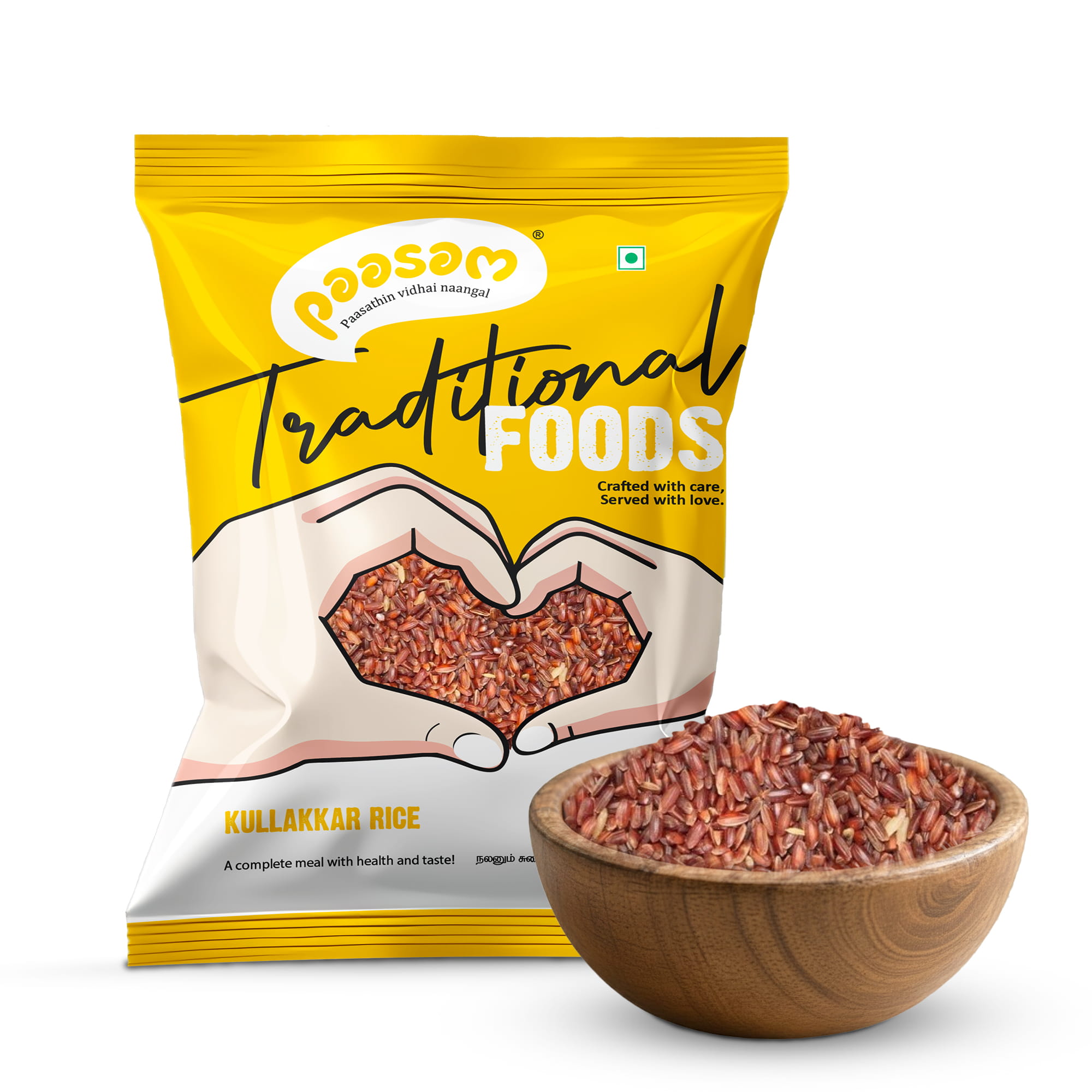 Kullakkar Rice - Organic, Nutrient-Rich, Heart-Healthy, Gluten-Free & Delicious Heirloom Grain for Balanced Nutrition & Wellness