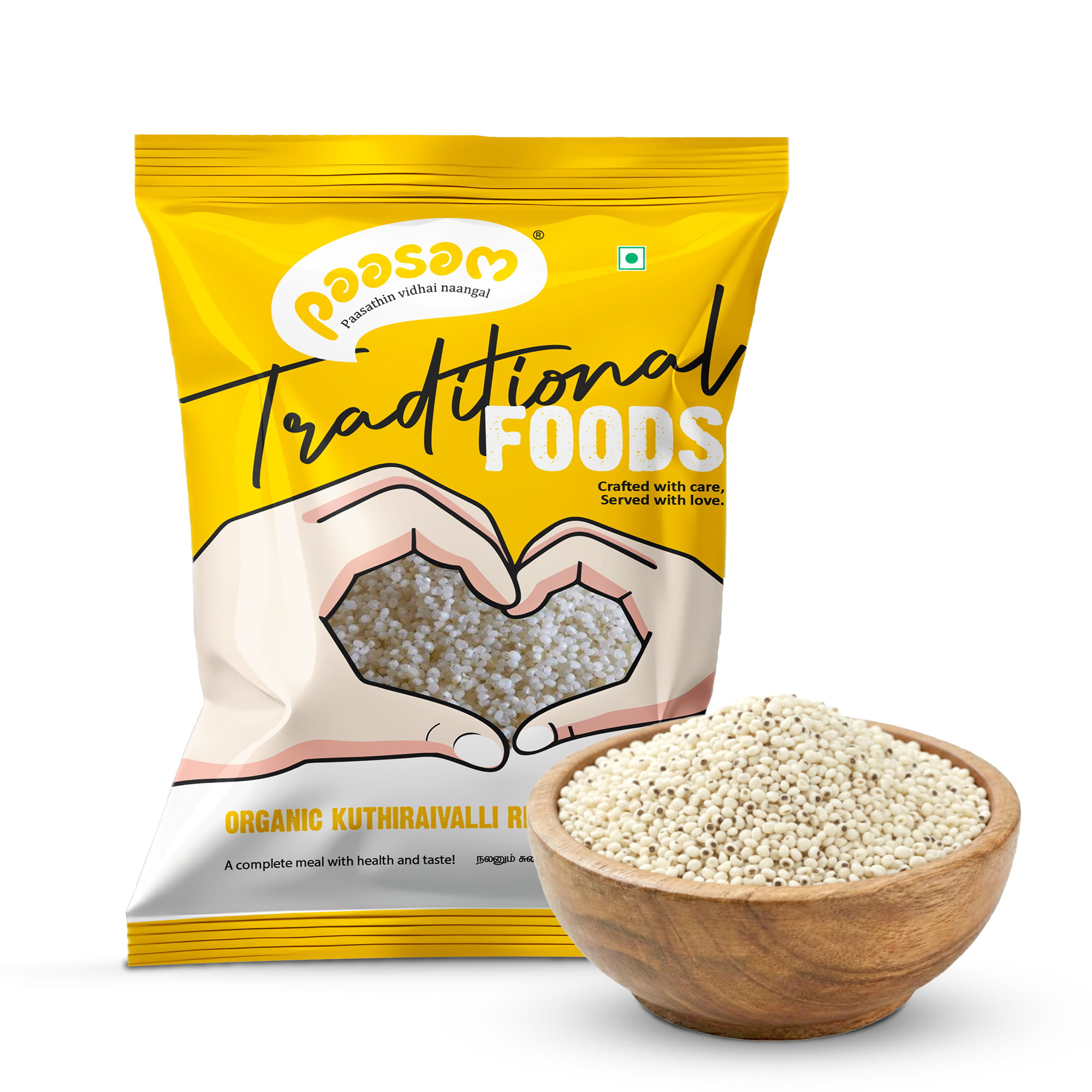 Organic Kuthiraivalli Rice – Rich in Antioxidants, High in Fiber & Nutrients, Supports Immunity, Digestion & Heart Health, Eco-Friendly & Sustainably Grown