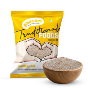 Thooyamalli Rice - Premium Organic Rice for Healthy Digestion, Glowing Skin & Heart Health - High Fiber, Gluten-Free, Non-GMO, 100% Pure & Nutritious